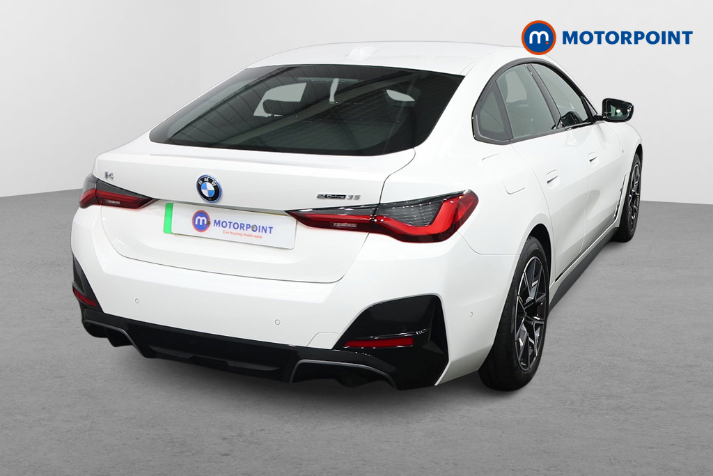 BMW I4 M Sport Automatic Electric Hatchback - Stock Number (1587922) - Drivers side rear corner