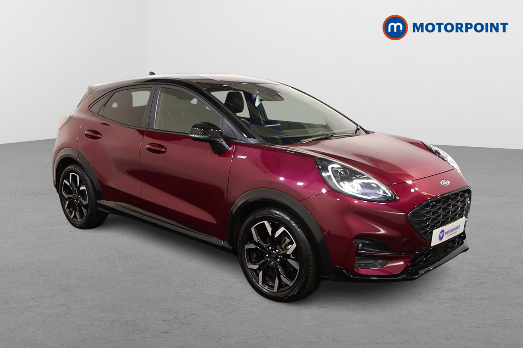 Ford Puma Vivid Ruby Edition Manual Petrol SUV - Stock Number (1588000) - Drivers side front corner