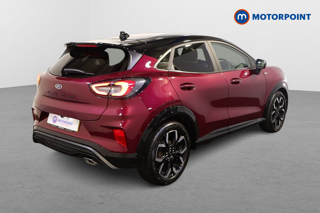 Ford Puma Vivid Ruby Edition Manual Petrol SUV - Stock Number (1588000) - Drivers side rear corner