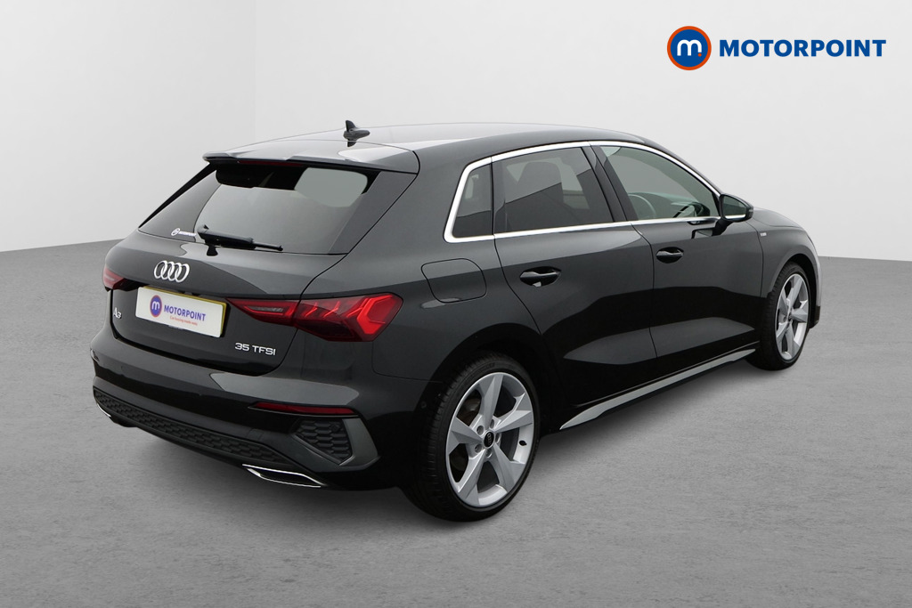 Audi A3 S Line Manual Petrol Hatchback - Stock Number (1588268) - Drivers side rear corner