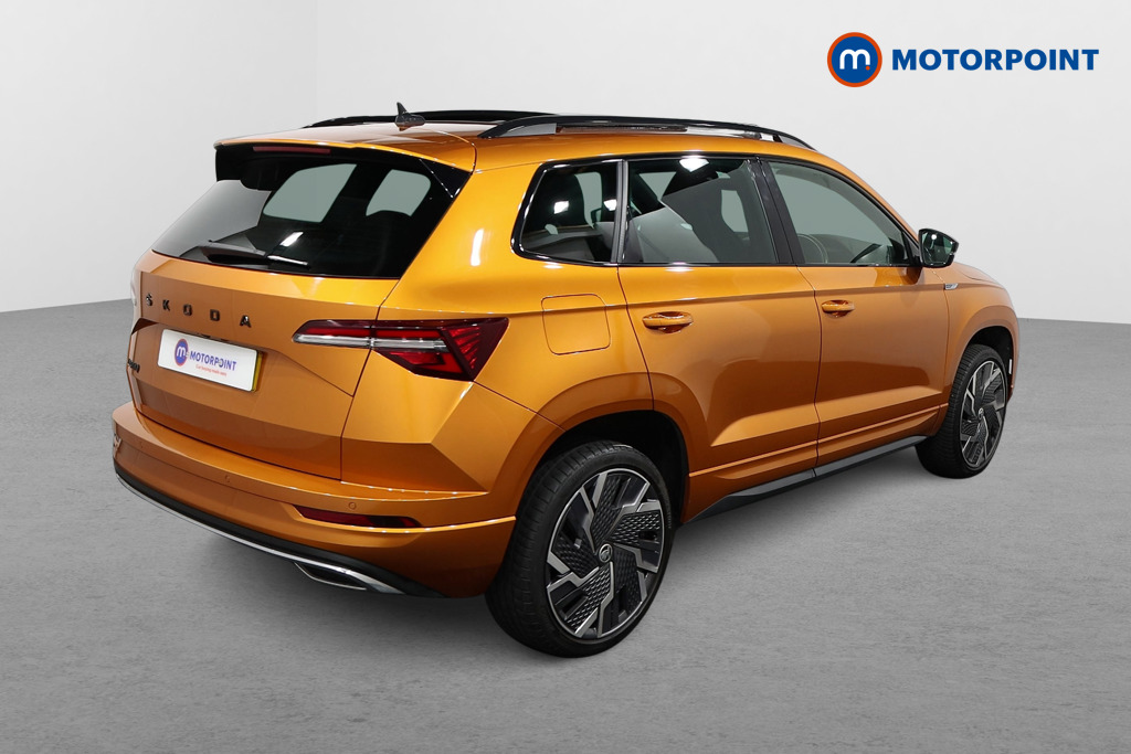 Skoda Karoq Sportline Automatic Petrol SUV - Stock Number (1588653) - Drivers side rear corner