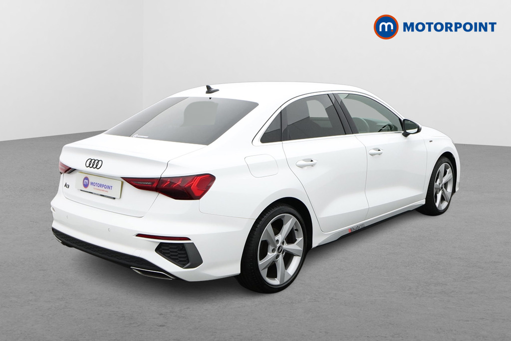 Audi A3 S Line Manual Petrol Saloon - Stock Number (1573602) - Drivers side rear corner