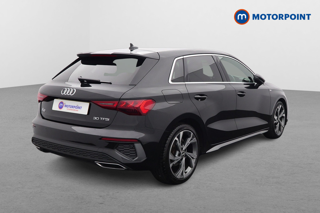 Audi A3 S Line Manual Petrol Hatchback - Stock Number (1586893) - Drivers side rear corner