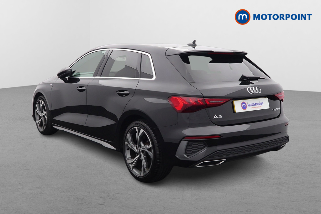 Audi A3 S Line Manual Petrol Hatchback - Stock Number (1586893) - Passenger side rear corner