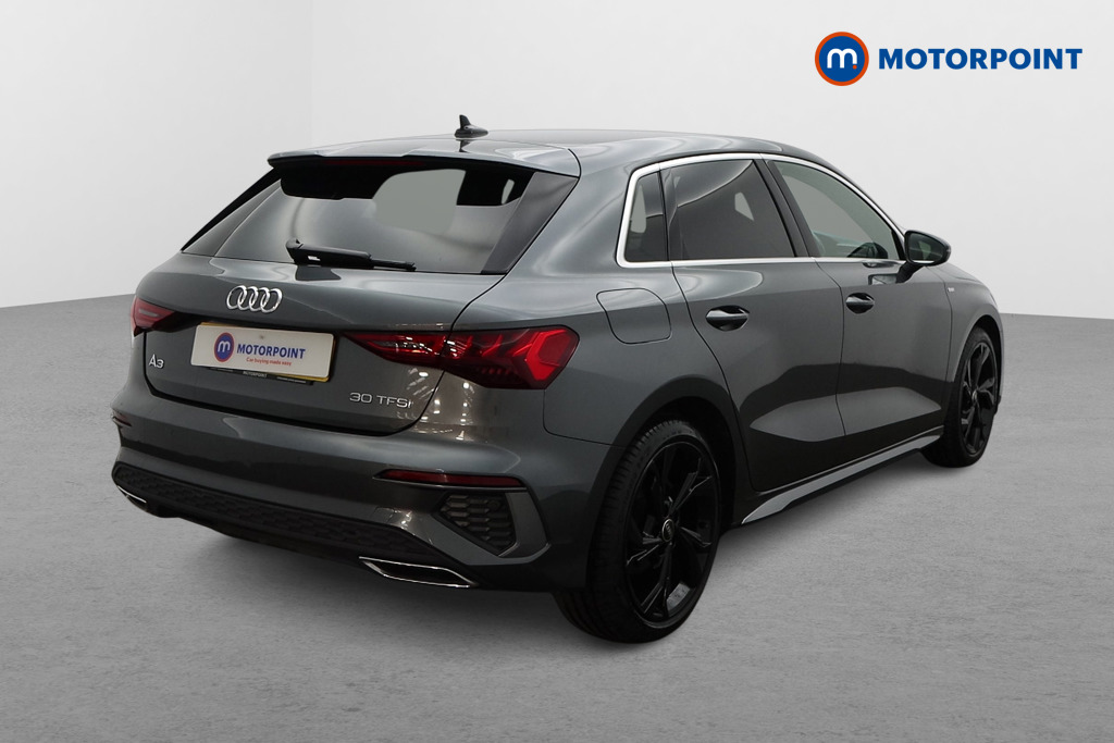 Audi A3 S Line Manual Petrol Hatchback - Stock Number (1584081) - Drivers side rear corner