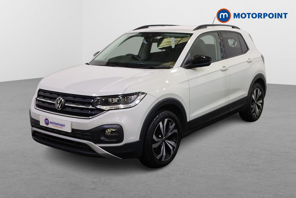 Volkswagen T-Cross Black Edition Manual Petrol SUV - Stock Number (1588345) - Passenger side front corner