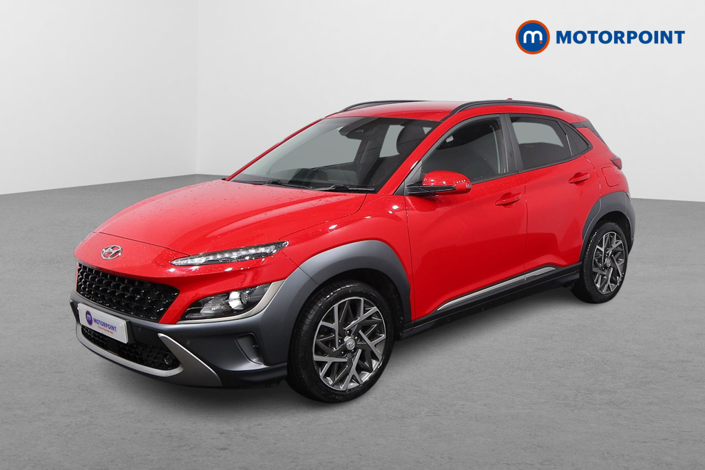 Hyundai Kona Premium Automatic Petrol-Electric Hybrid SUV - Stock Number (1583508) - Passenger side front corner