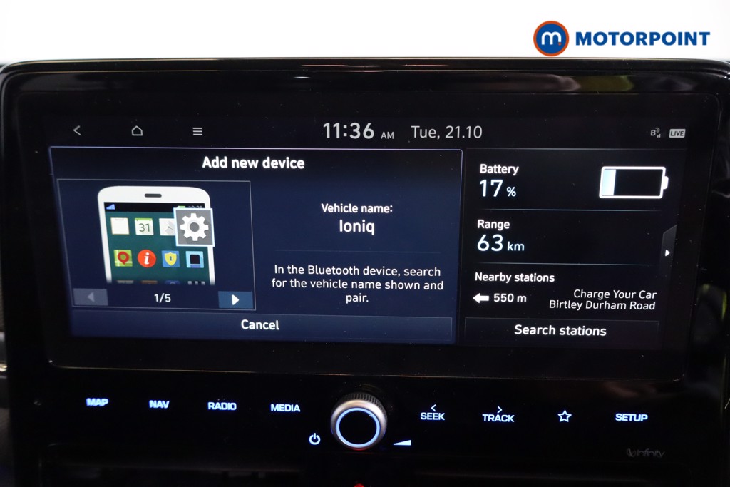 Hyundai Ioniq Premium Se Automatic Electric Hatchback - Stock Number (1582240) - 7th supplementary image