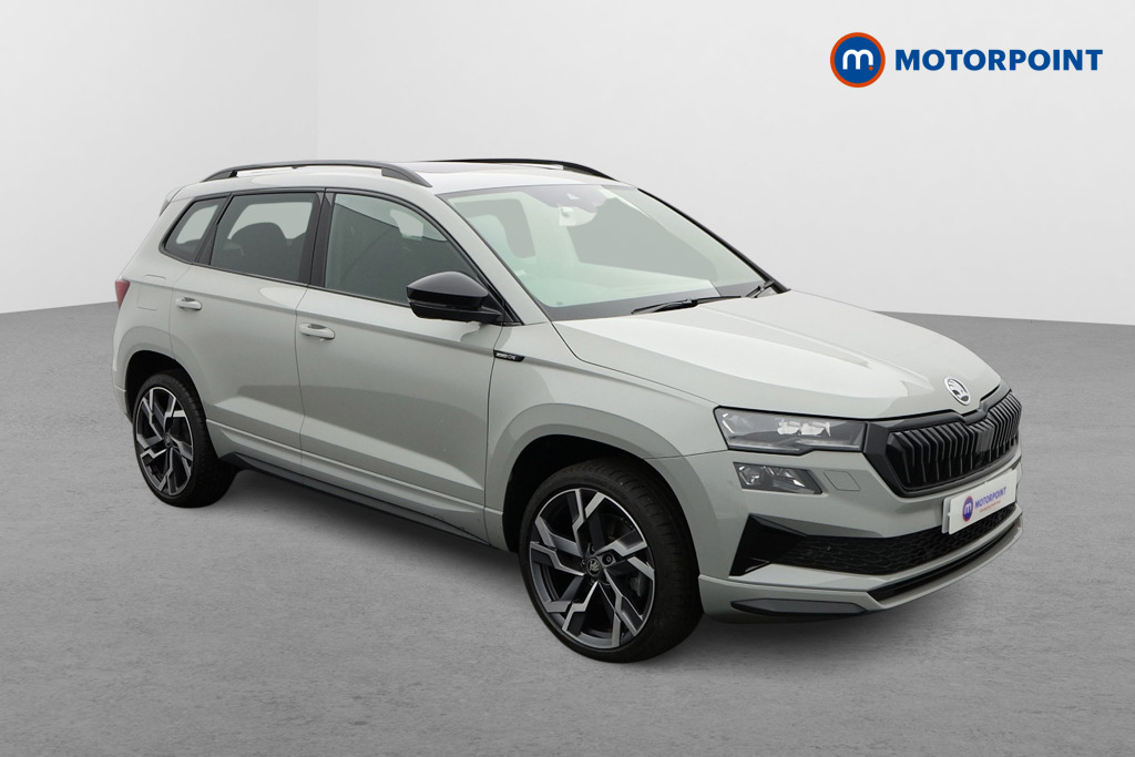 Skoda Karoq Sportline Edition Manual Petrol SUV - Stock Number (1585884) - Drivers side front corner