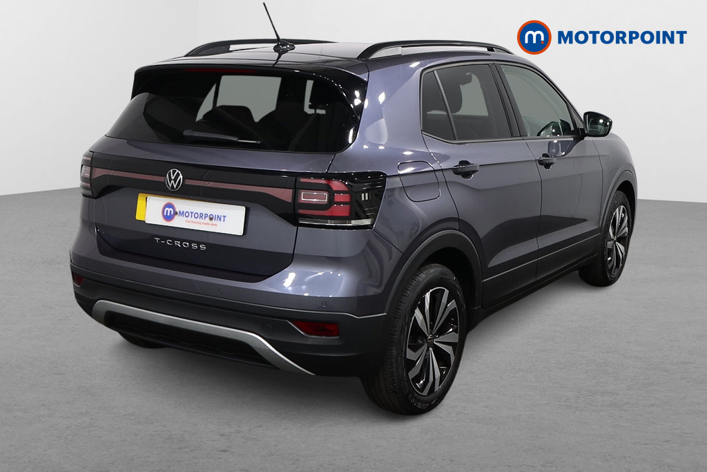Volkswagen T-Cross Black Edition Manual Petrol SUV - Stock Number (1588017) - Drivers side rear corner