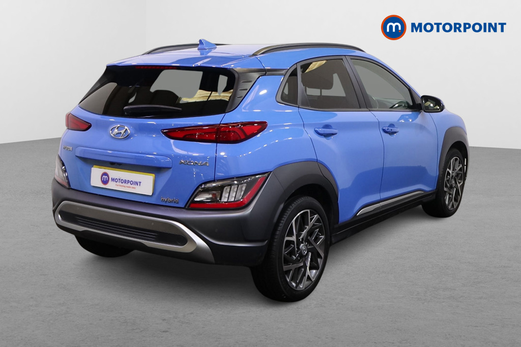 Hyundai Kona Premium Automatic Petrol-Electric Hybrid SUV - Stock Number (1590014) - Drivers side rear corner