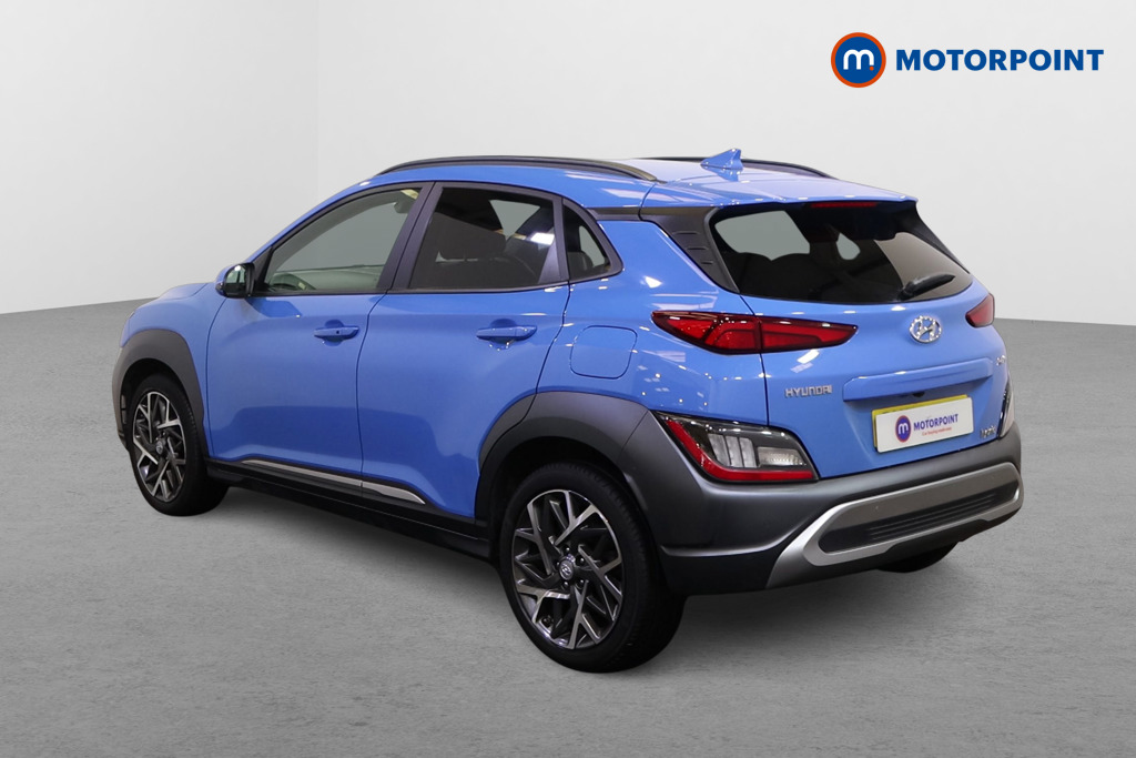 Hyundai Kona Premium Automatic Petrol-Electric Hybrid SUV - Stock Number (1590014) - Passenger side rear corner