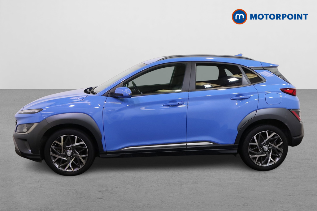 Hyundai Kona Premium Automatic Petrol-Electric Hybrid SUV - Stock Number (1590014) - Passenger side