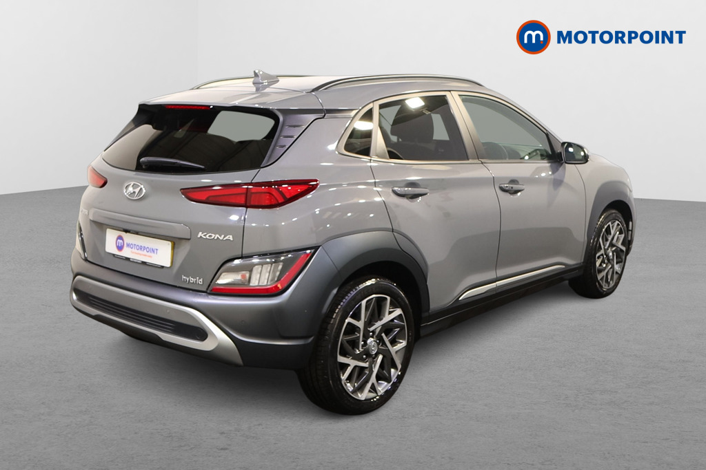 Hyundai Kona Premium Automatic Petrol-Electric Hybrid SUV - Stock Number (1586960) - Drivers side rear corner