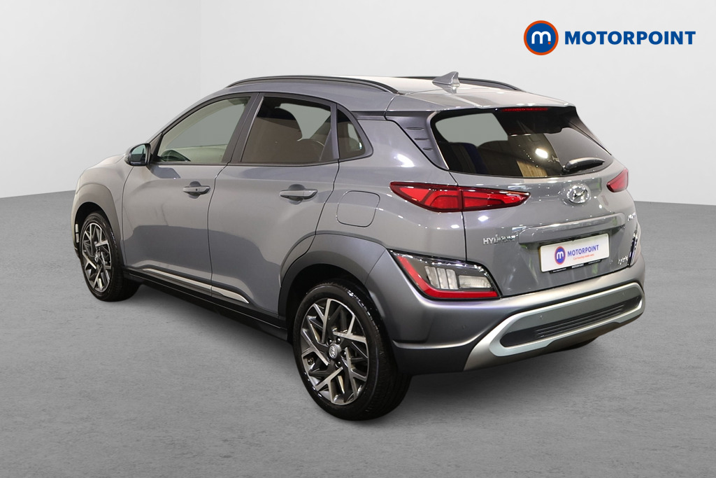 Hyundai Kona Premium Automatic Petrol-Electric Hybrid SUV - Stock Number (1586960) - Passenger side rear corner