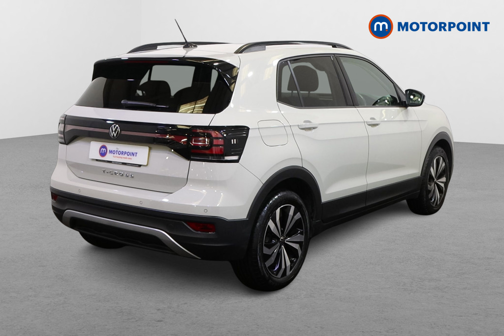 Volkswagen T-Cross Black Edition Manual Petrol SUV - Stock Number (1588345) - Drivers side rear corner
