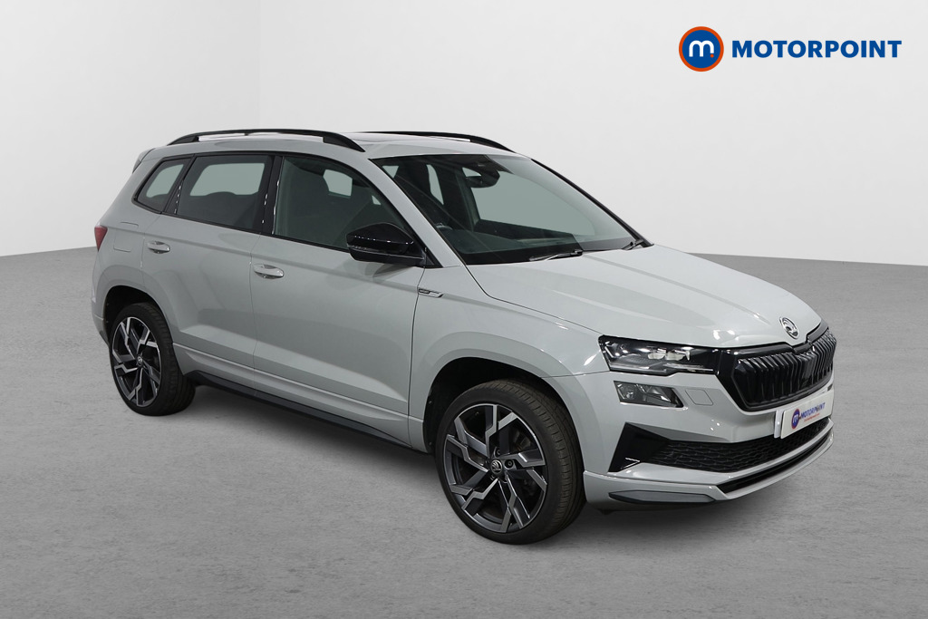 Skoda Karoq Sportline Automatic Petrol SUV - Stock Number (1589170) - Drivers side front corner