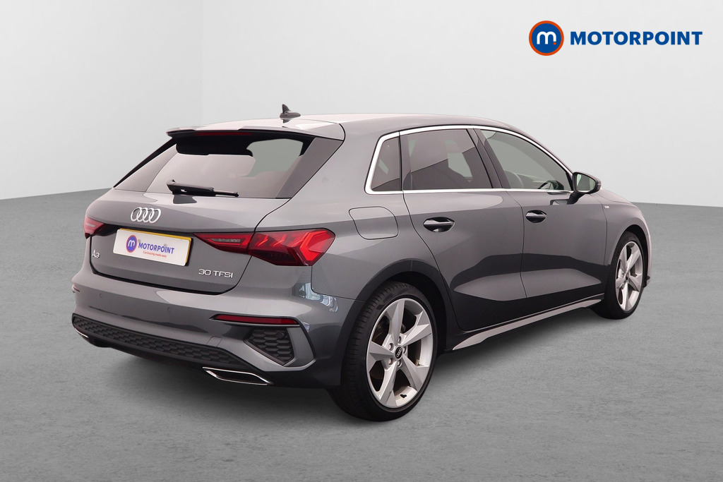 Audi A3 S Line Manual Petrol Hatchback - Stock Number (1589563) - Drivers side rear corner