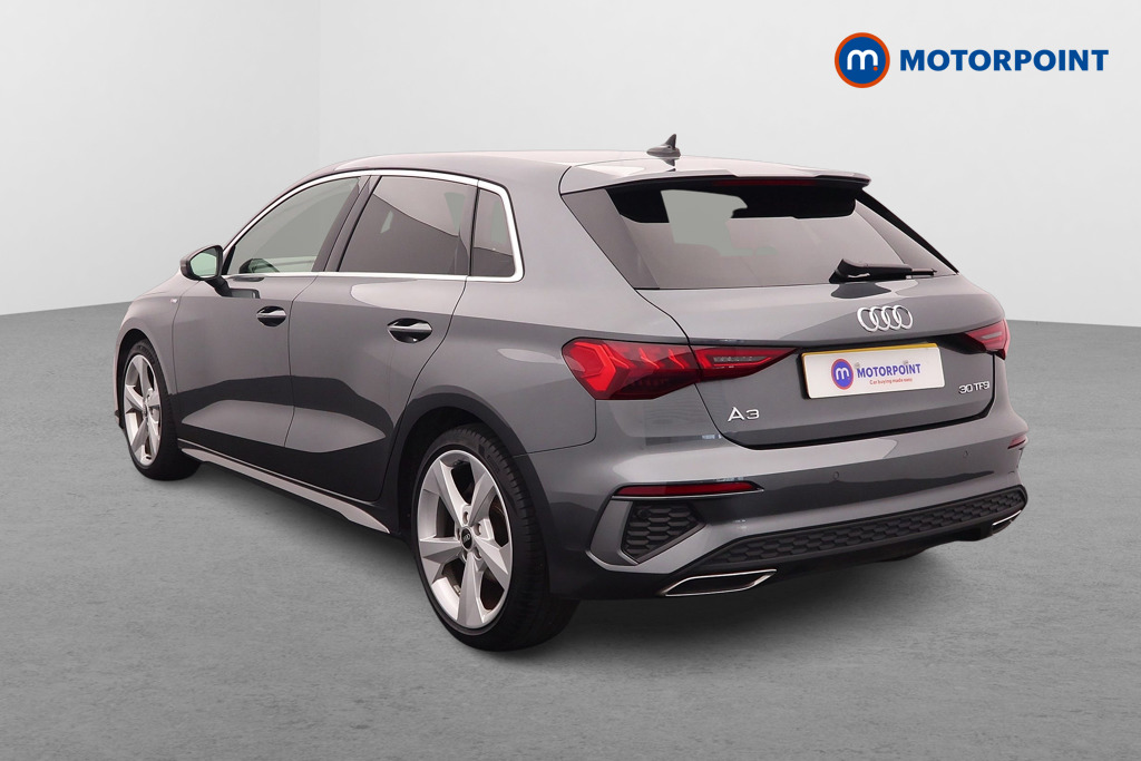 Audi A3 S Line Manual Petrol Hatchback - Stock Number (1589563) - Passenger side rear corner