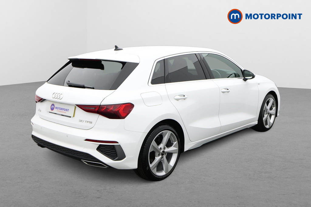 Audi A3 S Line Manual Petrol Hatchback - Stock Number (1590151) - Drivers side rear corner