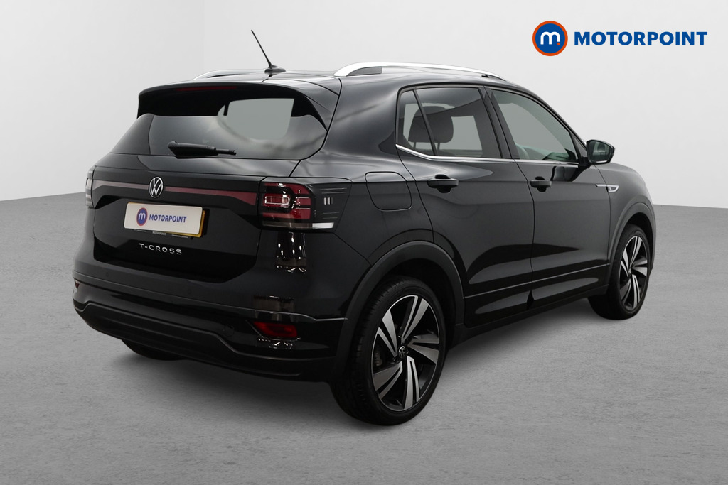 Volkswagen T-Cross R-Line Manual Petrol SUV - Stock Number (1591344) - Drivers side rear corner