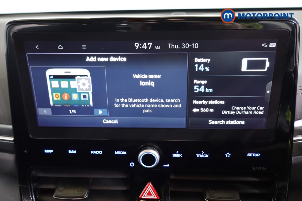 Hyundai Ioniq Premium Automatic Electric Hatchback - Stock Number (1583882) - 8th supplementary image