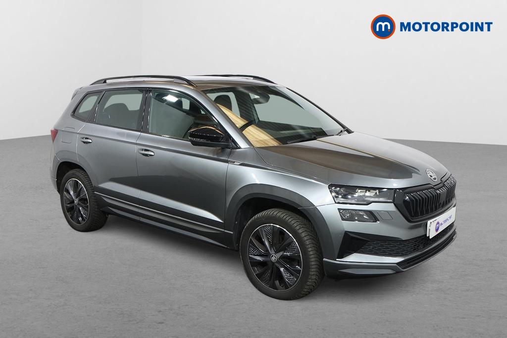 Skoda Karoq Sportline Automatic Petrol SUV - Stock Number (1587394) - Drivers side front corner