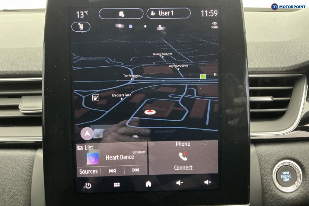 Renault Captur Rive Gauche Automatic Petrol-Electric Hybrid SUV - Stock Number (1589418) - 2nd supplementary image