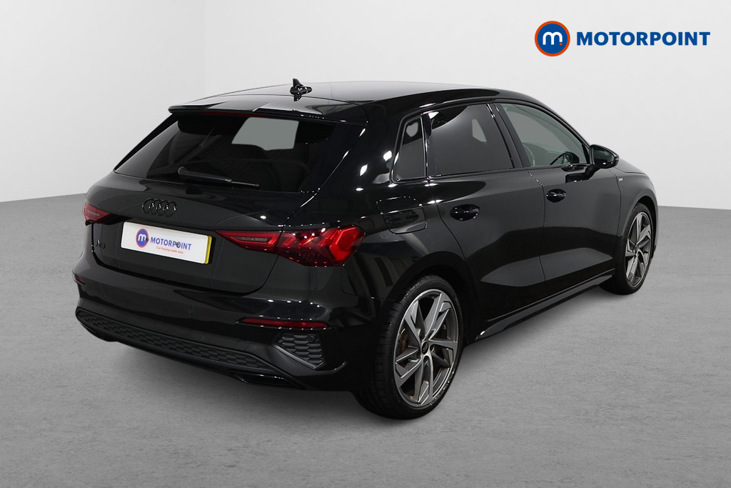 Audi A3 Black Edition Automatic Petrol Hatchback - Stock Number (1593464) - Drivers side rear corner