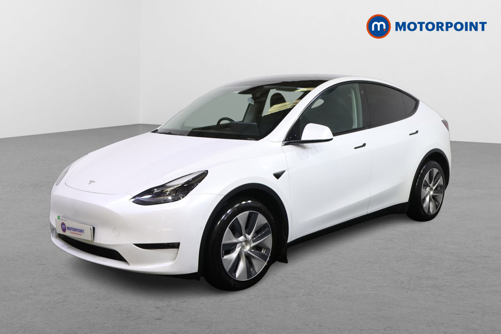 Tesla Model Y Long Range Automatic Electric SUV - Stock Number (1588031) - Passenger side front corner