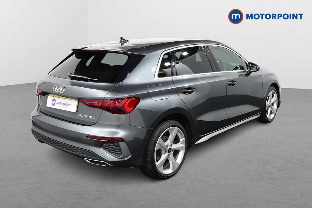 Audi A3 S Line Automatic Petrol Plug-In Hybrid Hatchback - Stock Number (1591245) - Drivers side rear corner