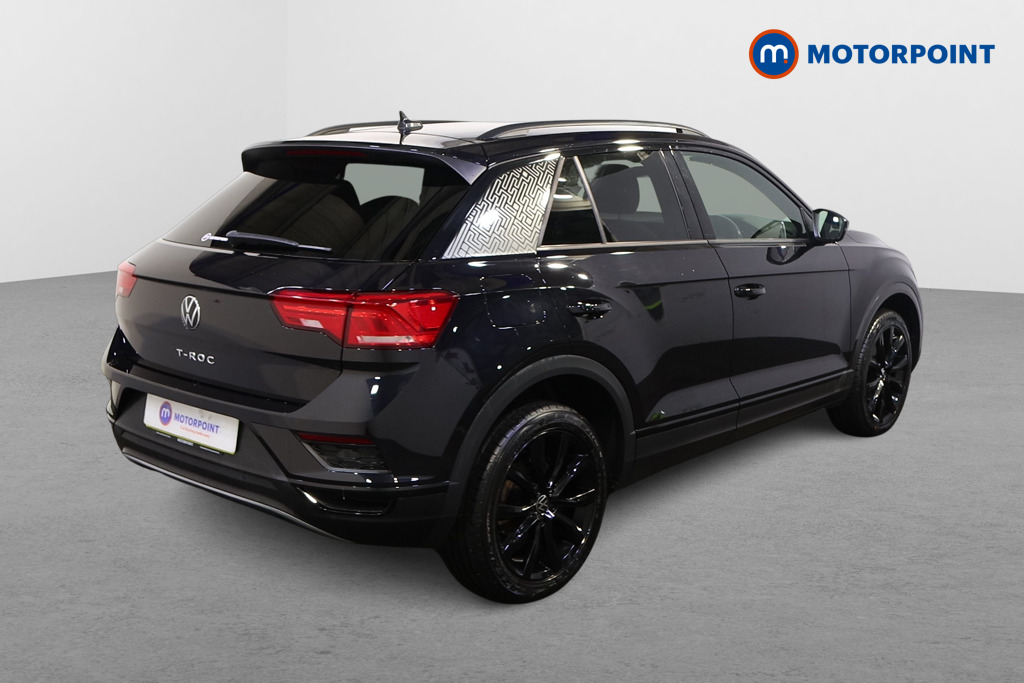 Volkswagen T-Roc Black Edition Manual Petrol SUV - Stock Number (1574639) - Drivers side rear corner