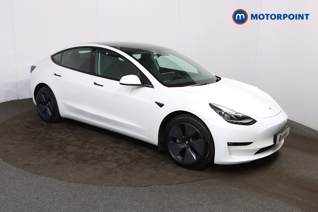 Tesla Model 3 Long Range Automatic Electric Saloon - Stock Number (1588054) - Drivers side front corner