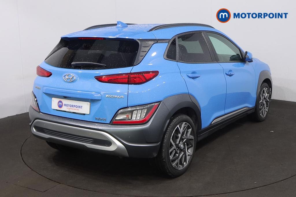 Hyundai Kona Premium Automatic Petrol-Electric Hybrid SUV - Stock Number (1592930) - Drivers side rear corner