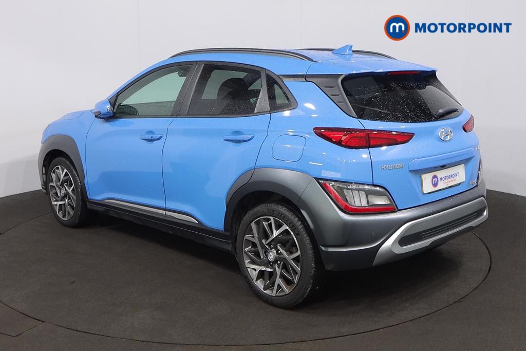 Hyundai Kona Premium Automatic Petrol-Electric Hybrid SUV - Stock Number (1592930) - Passenger side rear corner