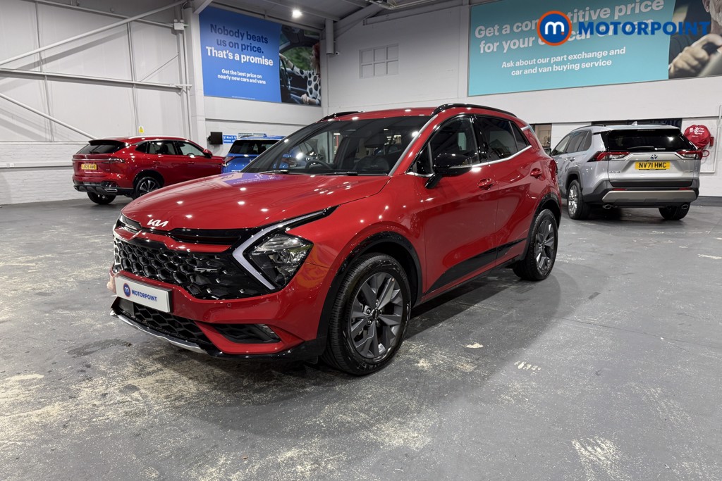 KIA Sportage Gt-Line Automatic Petrol-Electric Hybrid SUV - Stock Number (1576441) - Passenger side front corner