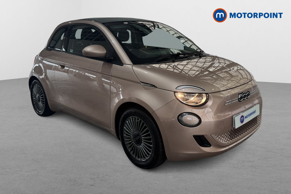 Fiat 500 Icon Automatic Electric Convertible - Stock Number (1517085) - Drivers side front corner