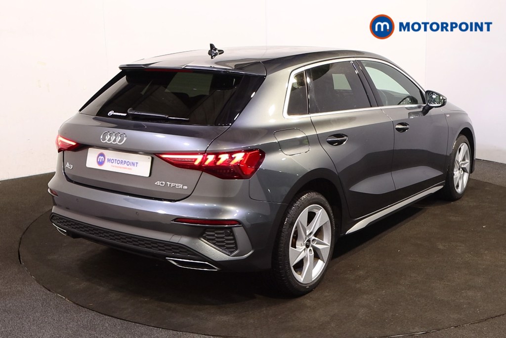 Audi A3 S Line Automatic Petrol Plug-In Hybrid Hatchback - Stock Number (1595131) - Drivers side rear corner