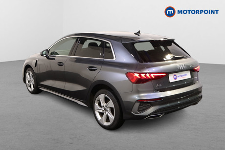 Audi A3 S Line Automatic Petrol Plug-In Hybrid Hatchback - Stock Number (1595131) - Passenger side rear corner