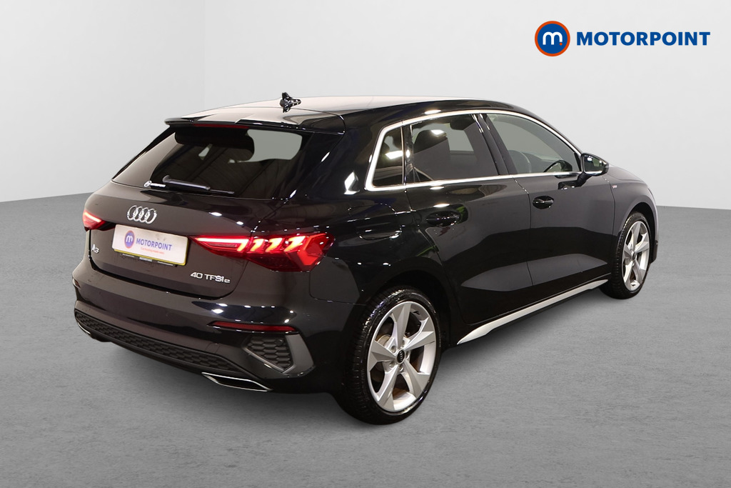 Audi A3 S Line Automatic Petrol Plug-In Hybrid Hatchback - Stock Number (1595679) - Drivers side rear corner
