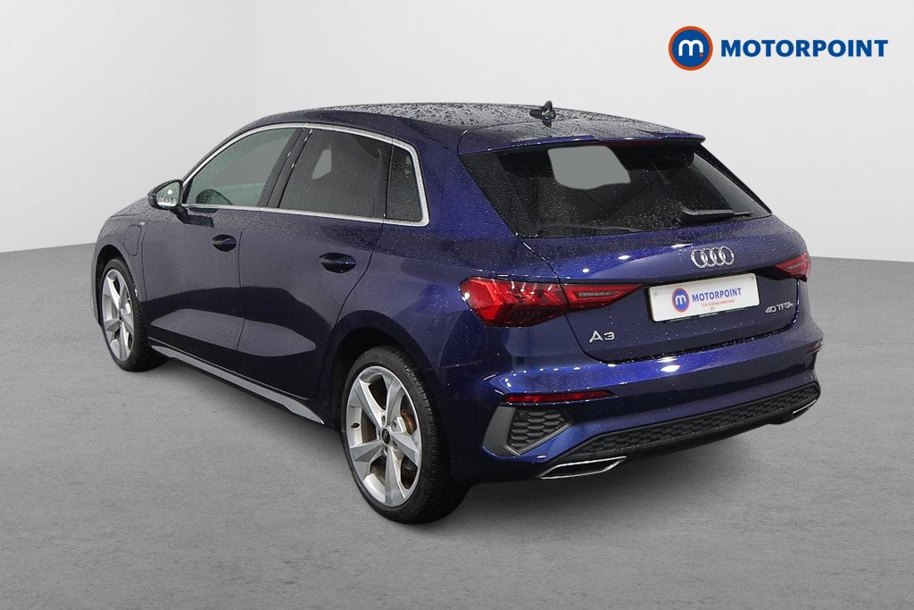 Audi A3 S Line Automatic Petrol Plug-In Hybrid Hatchback - Stock Number (1596267) - Passenger side rear corner