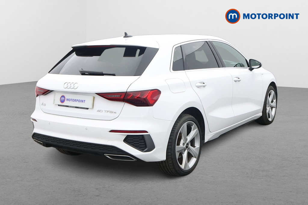Audi A3 S Line Automatic Petrol Plug-In Hybrid Hatchback - Stock Number (1596405) - Drivers side rear corner