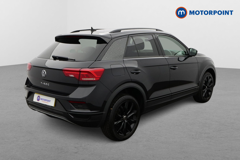 Volkswagen T-Roc Black Edition Automatic Petrol SUV - Stock Number (1589855) - Drivers side rear corner