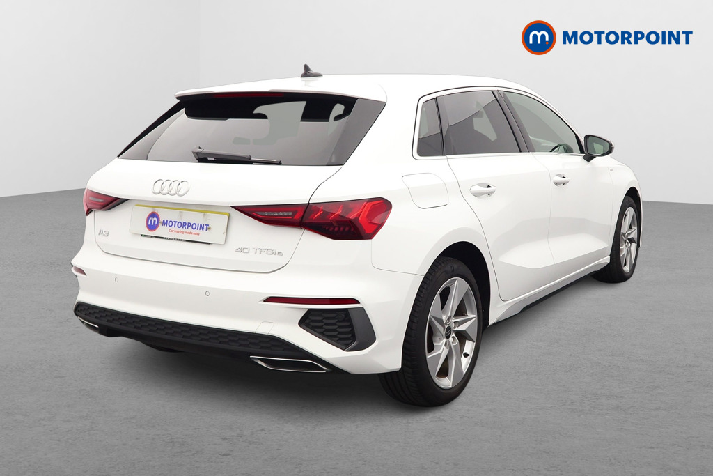 Audi A3 S Line Automatic Petrol Plug-In Hybrid Hatchback - Stock Number (1597212) - Drivers side rear corner