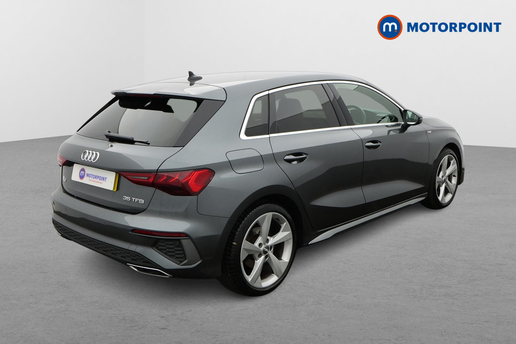 Audi A3 S Line Manual Petrol Hatchback - Stock Number (1598107) - Drivers side rear corner