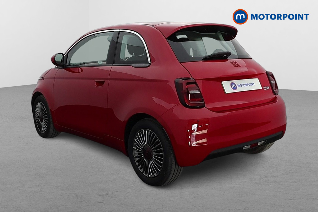 Fiat 500 RED Automatic Electric Hatchback - Stock Number (1586219) - Passenger side rear corner