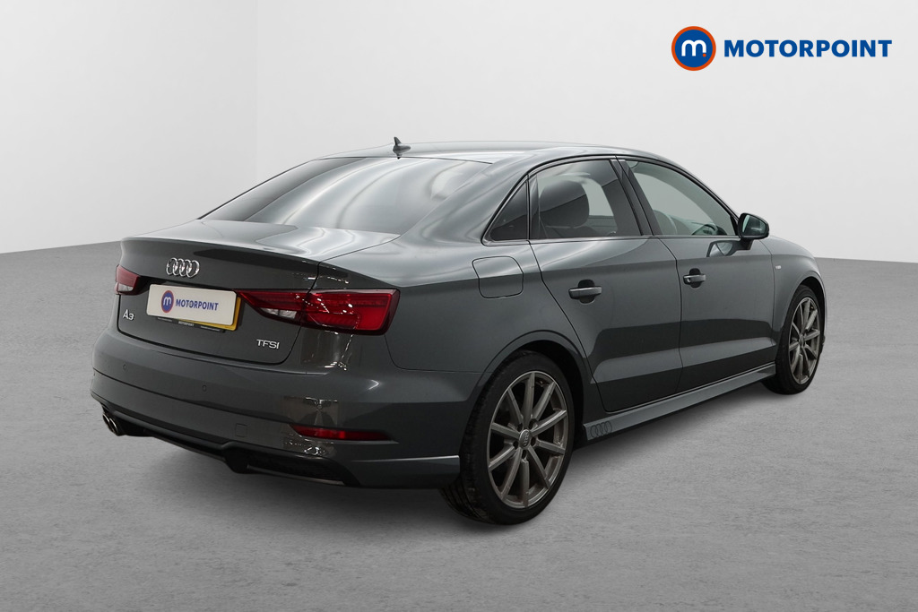 Audi A3 Black Edition Manual Petrol Saloon - Stock Number (1594308) - Drivers side rear corner