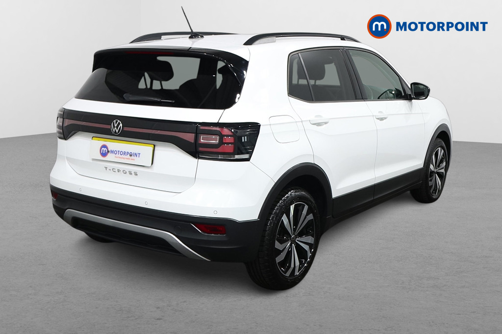 Volkswagen T-Cross Black Edition Manual Petrol SUV - Stock Number (1594859) - Drivers side rear corner