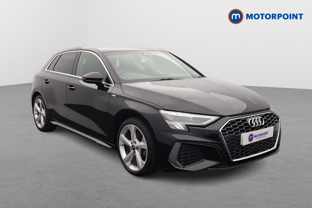 Audi A3 S Line Manual Petrol Hatchback - Stock Number (1596396) - Drivers side front corner