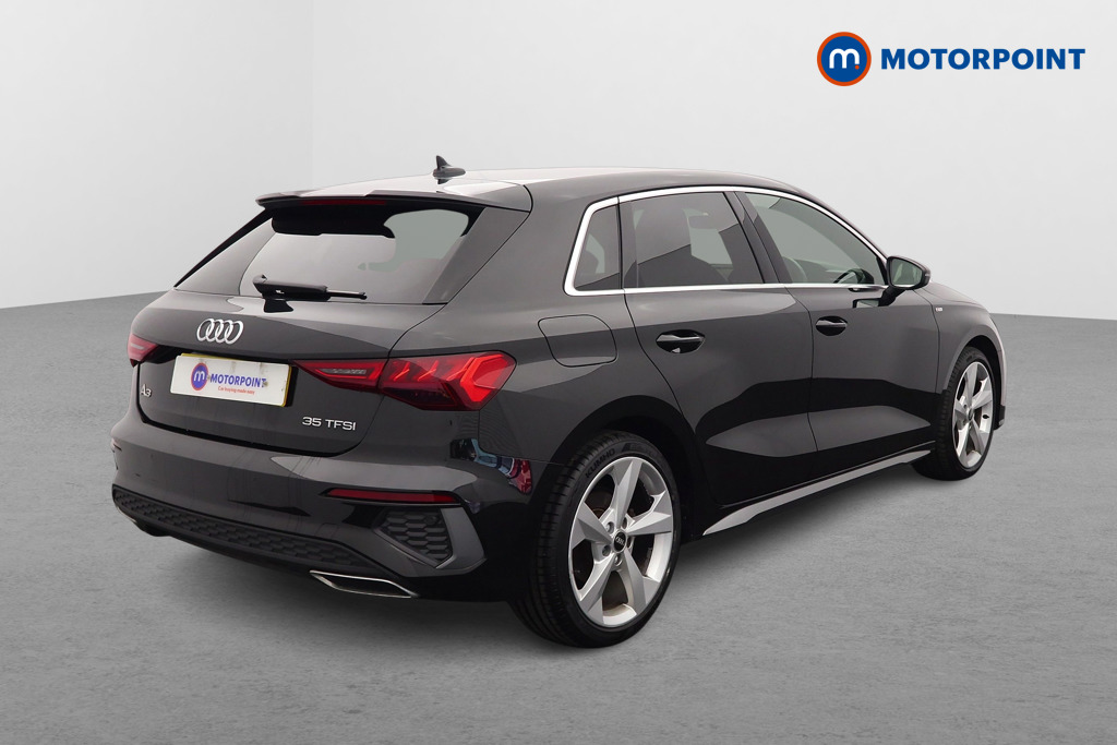 Audi A3 S Line Manual Petrol Hatchback - Stock Number (1596396) - Drivers side rear corner